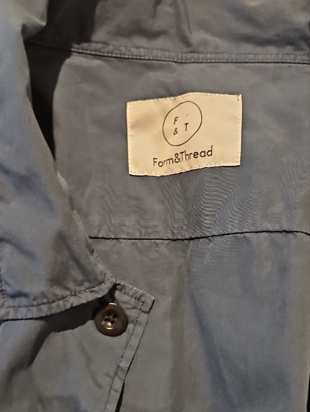 Casual Unisex Cotton Poplin Work Pocket Shirt Jacket0041 - Picture 3 of 11